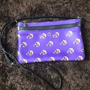 Coach Purple Flower Purse